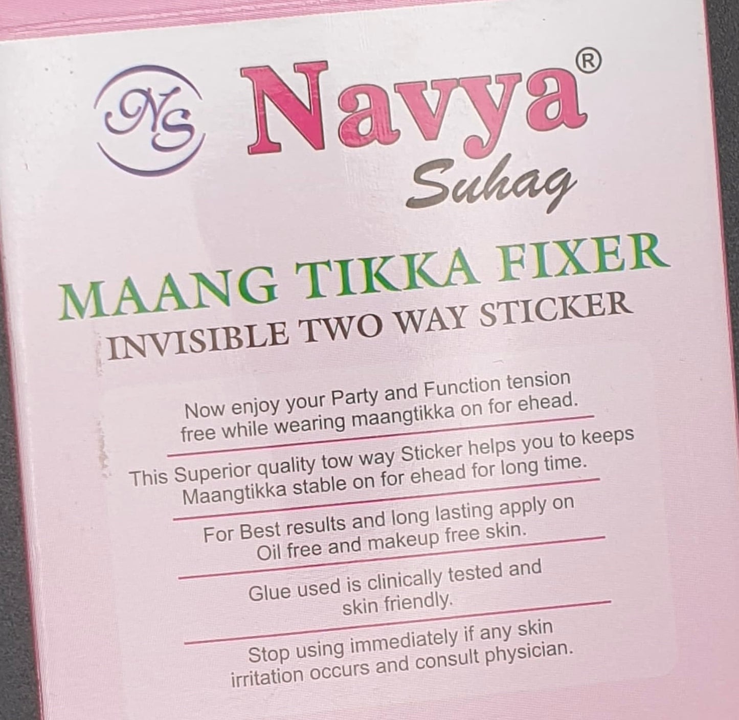 Maang Tikka Fixer (1 sheet of 10)