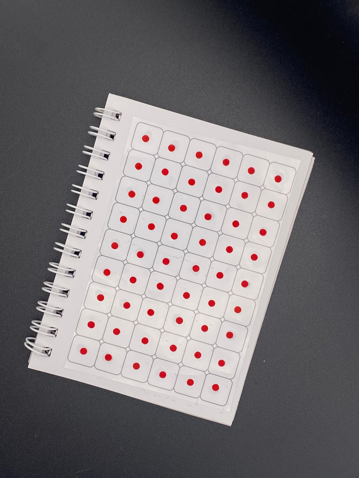 Vidhi Collection Red Bindi Book (540 dots) - 10 pages per book