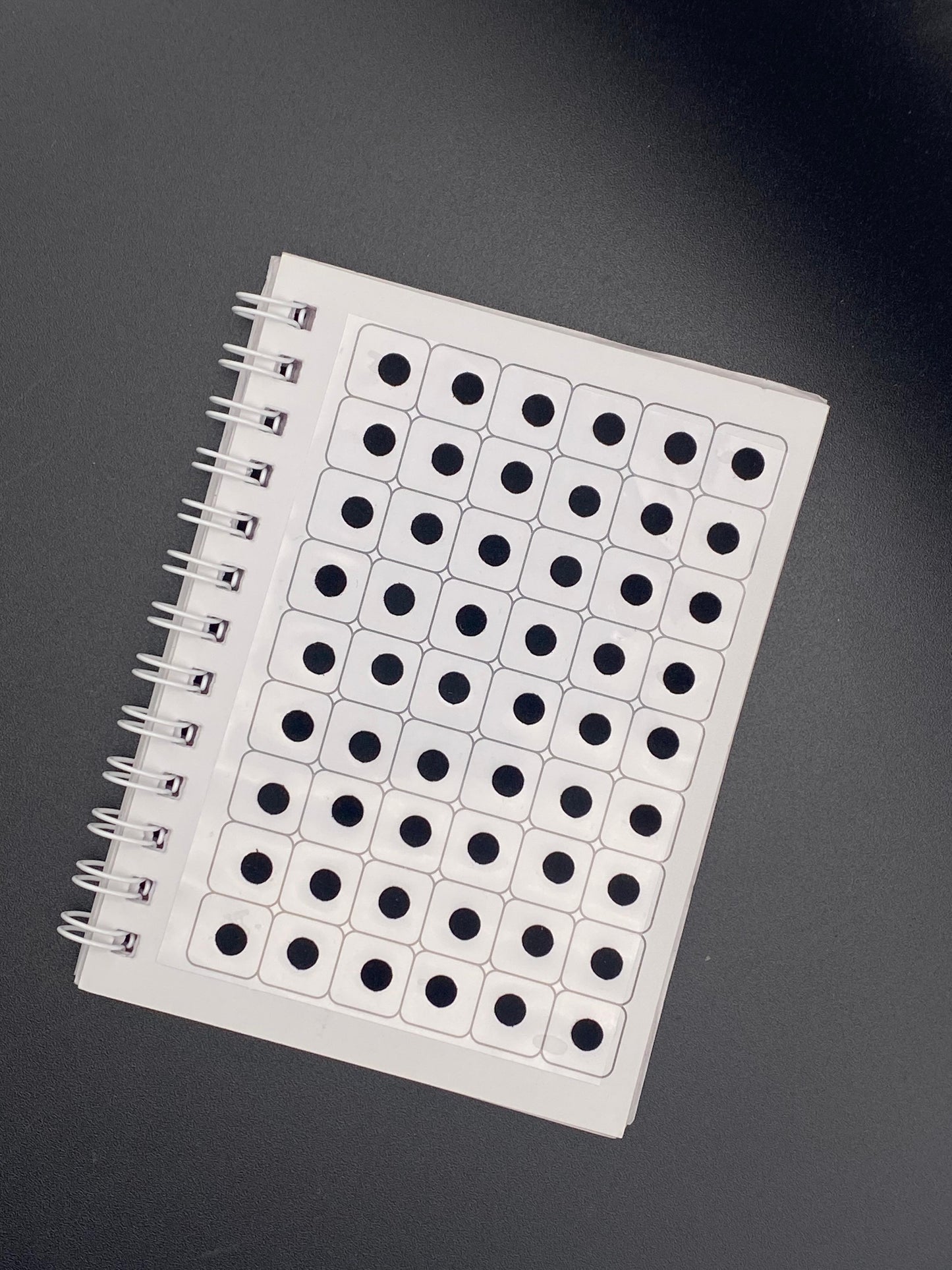 Vidhi Collection Black Bindi Book (540 dots) - 10 pages per book