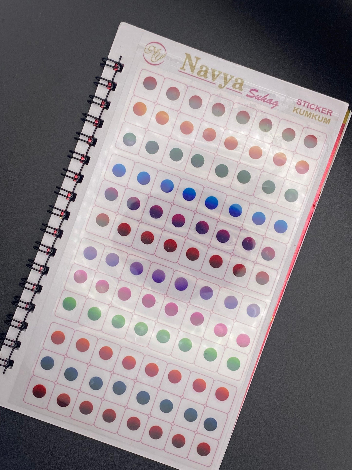 Navya Shaded Cotton Bindi Book Small