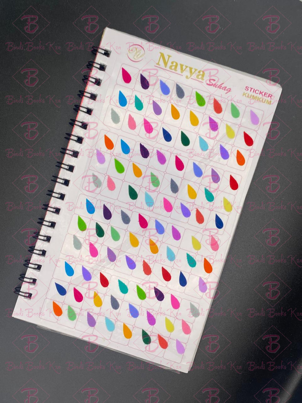 Pastel Mixed Shape Plain Bindi Book