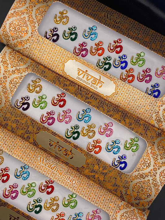 Aum Big Bindi Card - Code: VC01