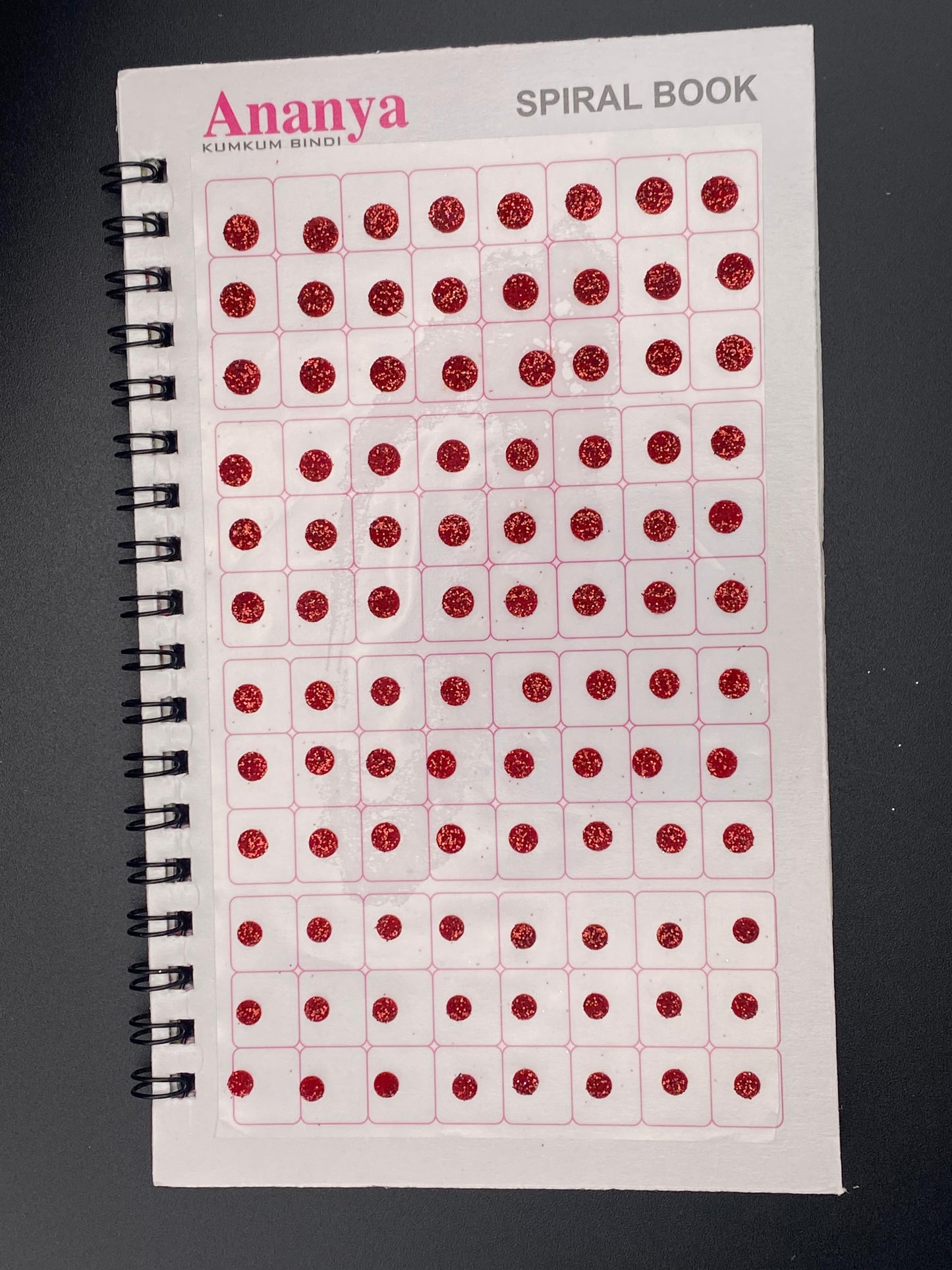 Mini Size Glitter Ananya Bindi Book (Zari) - 960 Dots