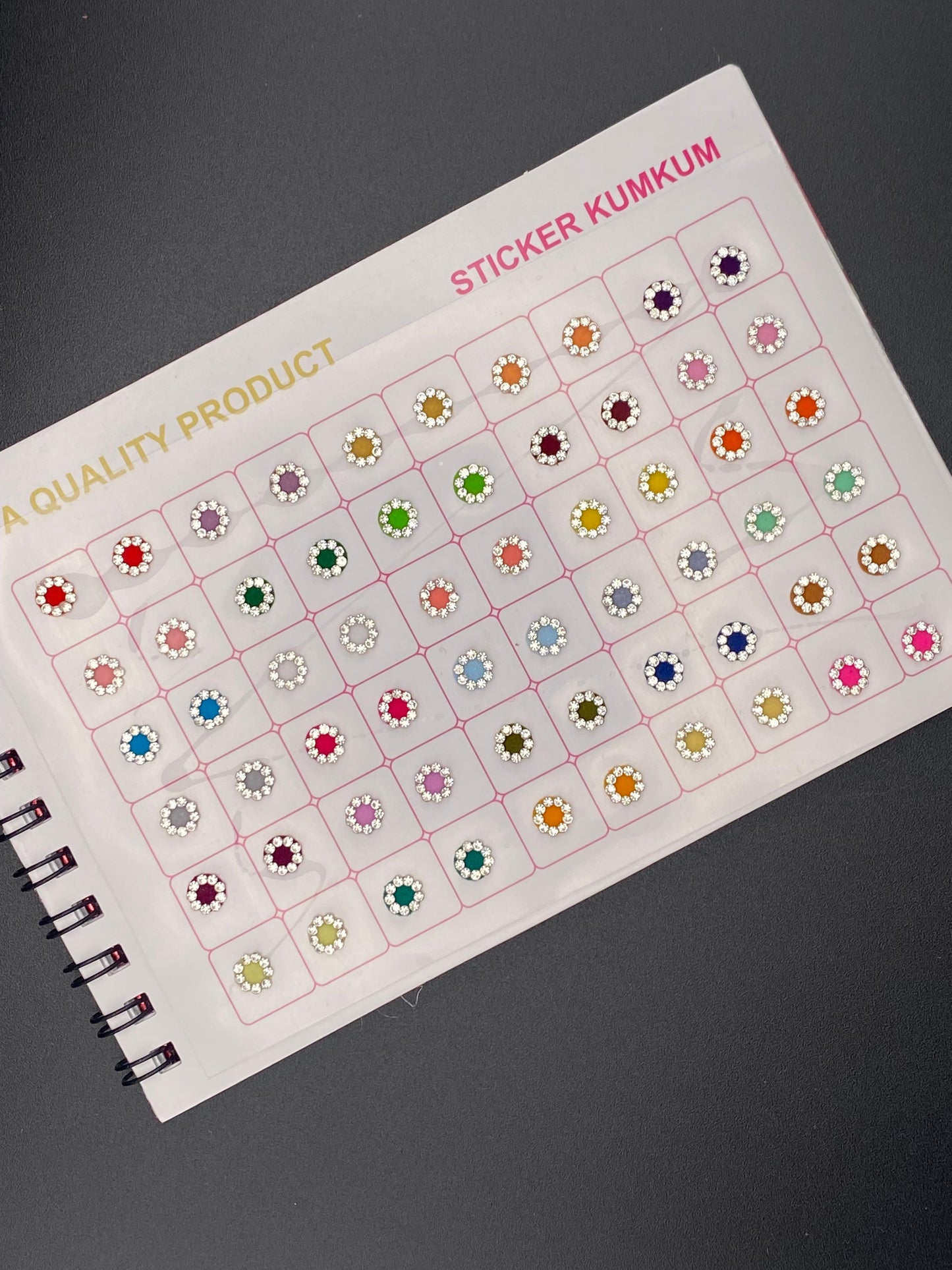 Bindi Book - 300 bindi book WT stone pestal premium