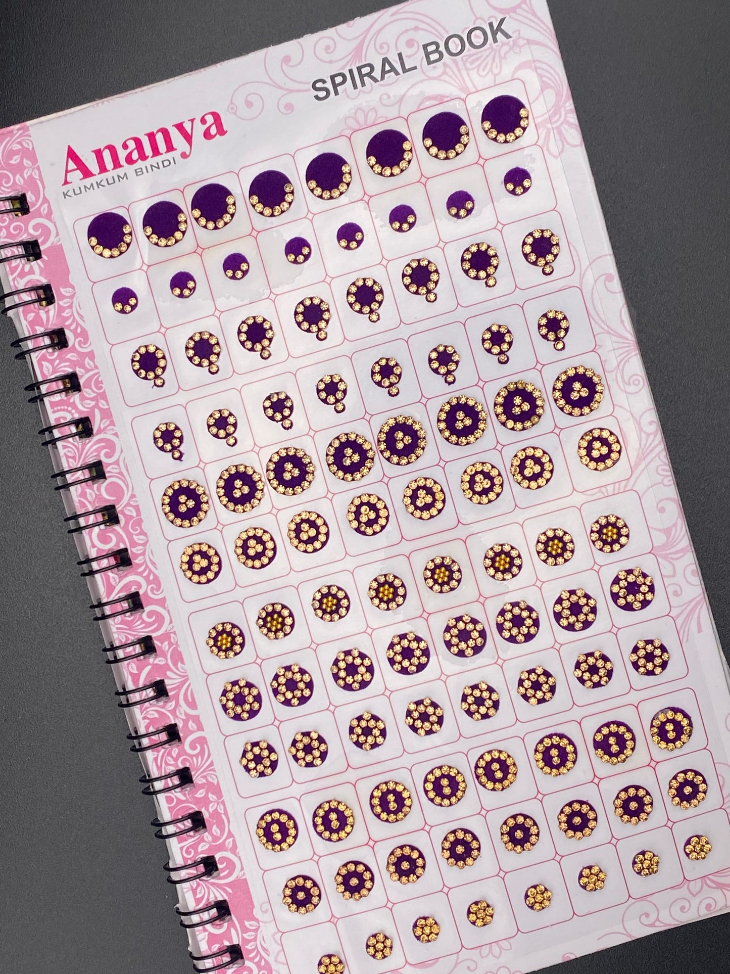 Ananya Fancy lct Stone Bindi Book 1 (960Dots)