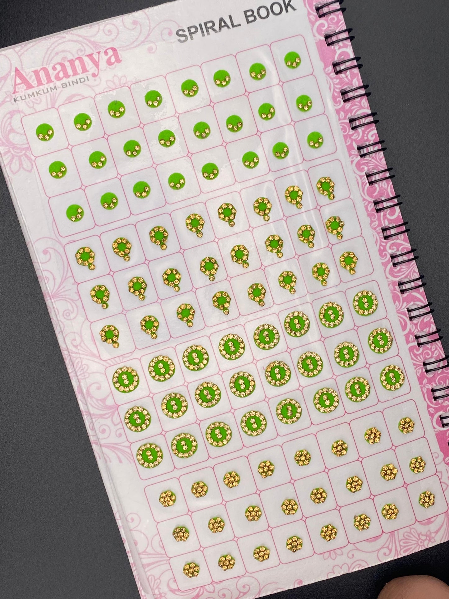 Ananya Fancy lct Stone Bindi Book 1 (960Dots)
