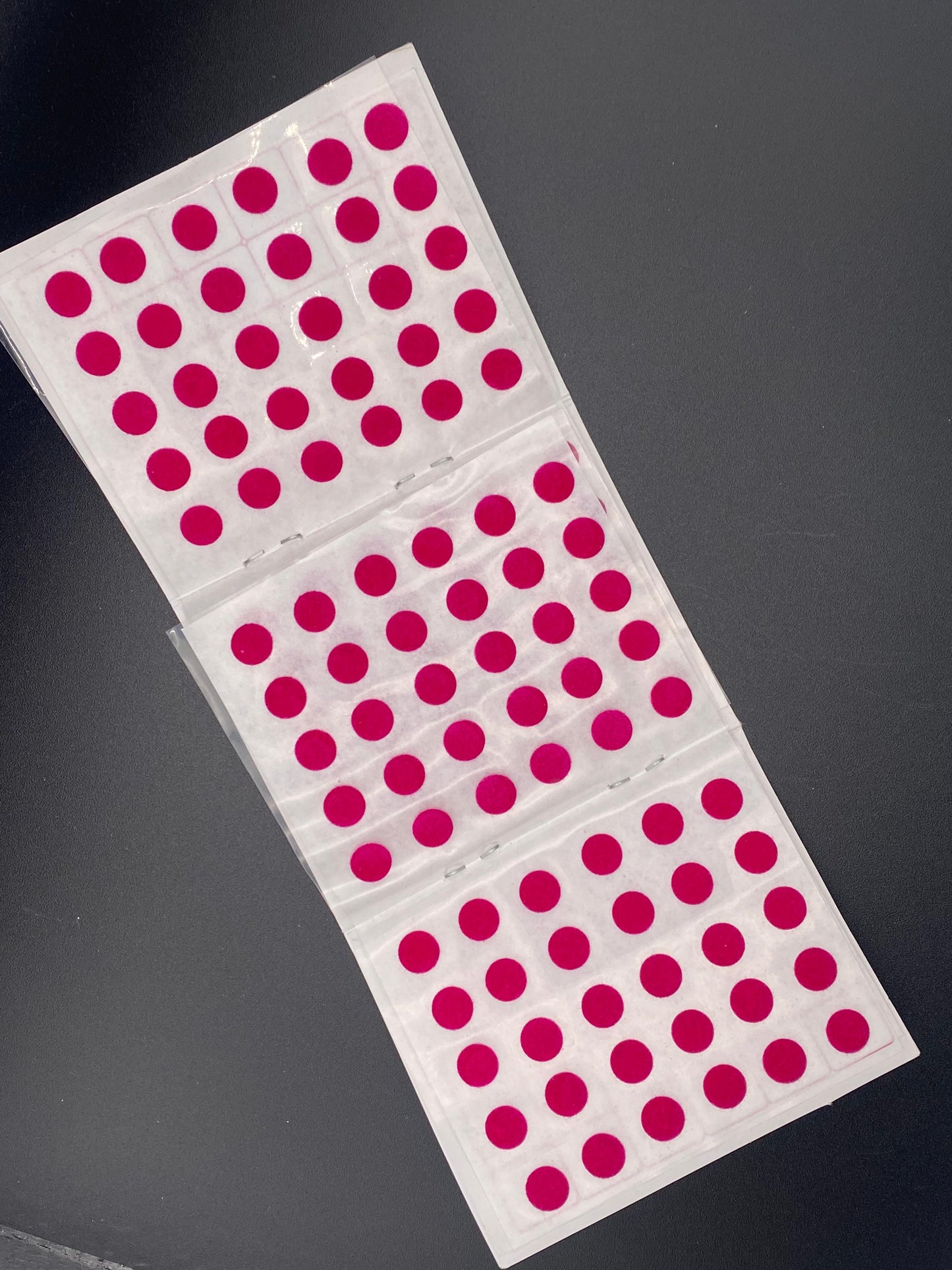 Bindi Card with 120 Bindi's - Rani (kumkum) Color