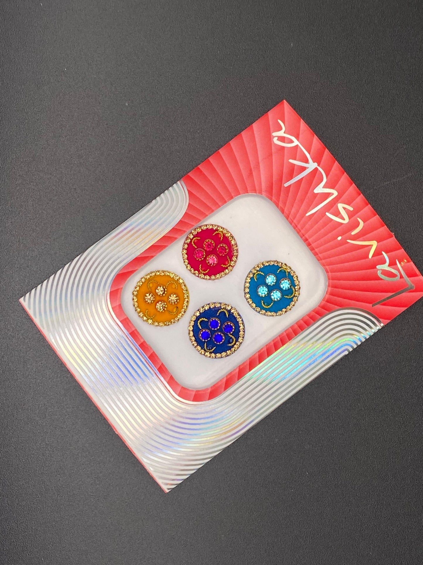 Fancy Multicolour Bindi Card - LV99