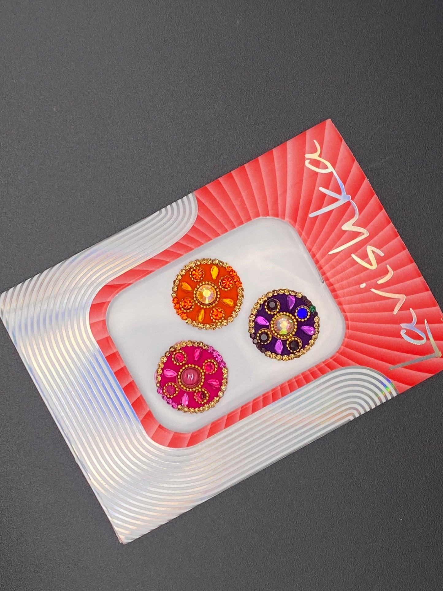 Fancy Multicolour Bindi Card - LV117