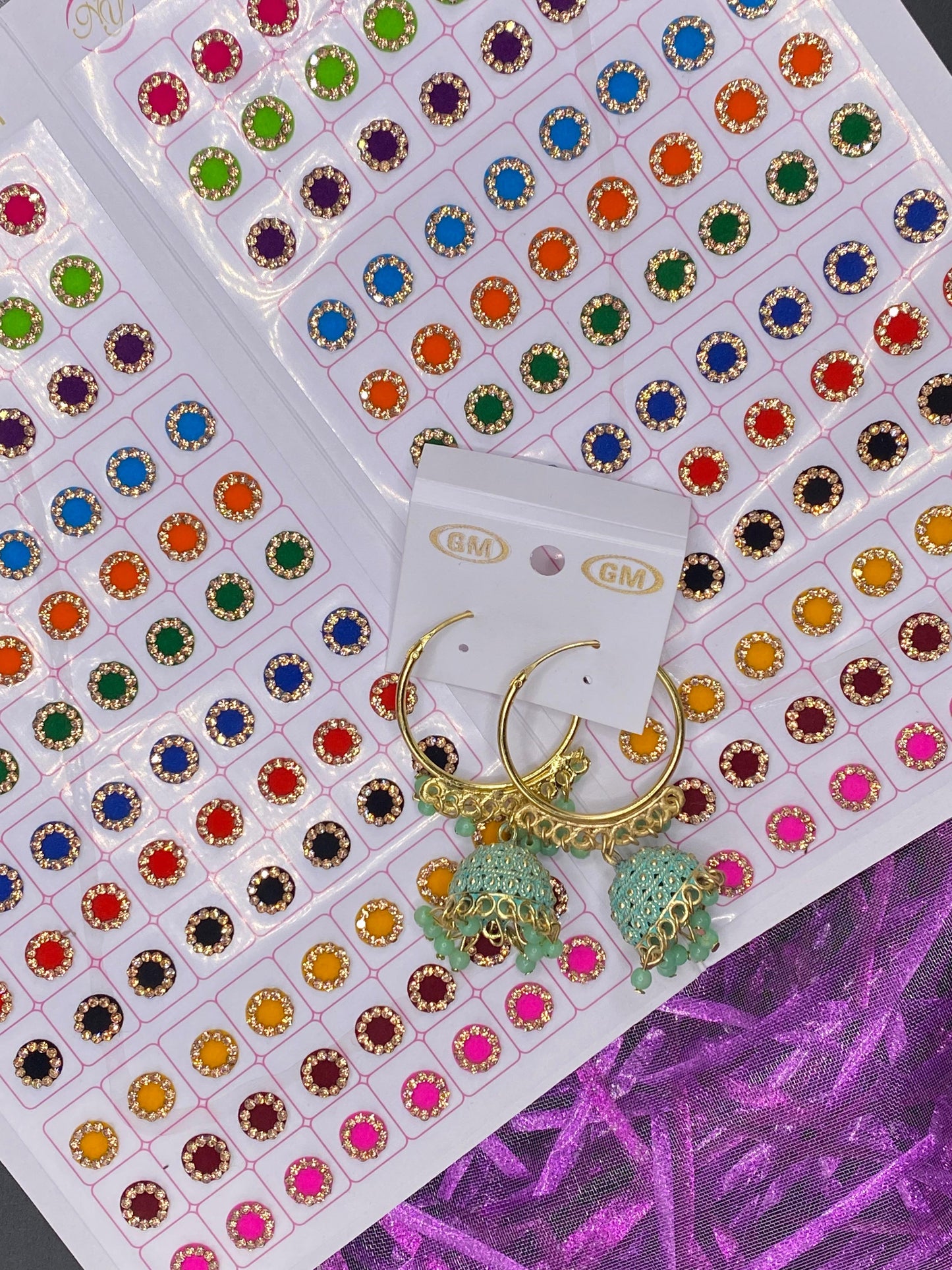 Bindi & Earring combo - RB11