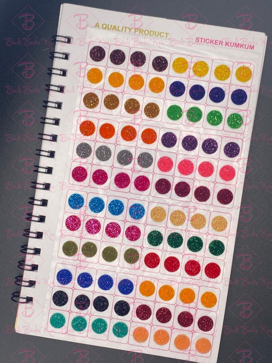 Navya Jari Glitter Bindi Book