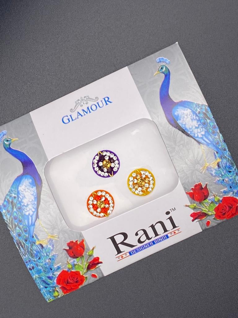 Rani Small Bindi Color Card (Product Code: RCN43)