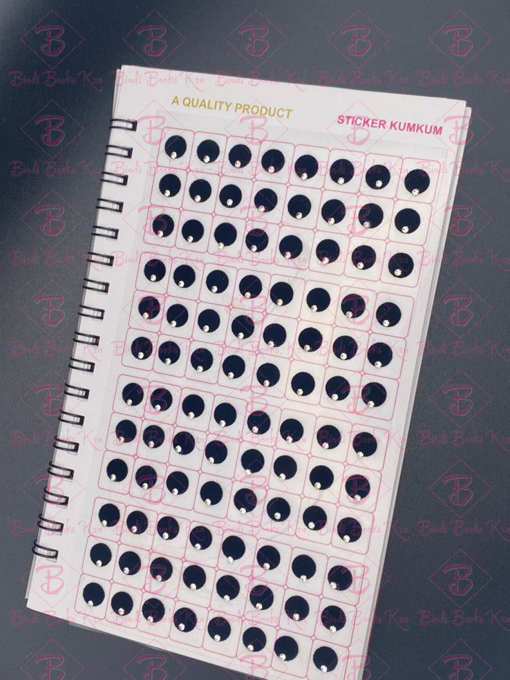 Navya Black Parvati Bindi Book