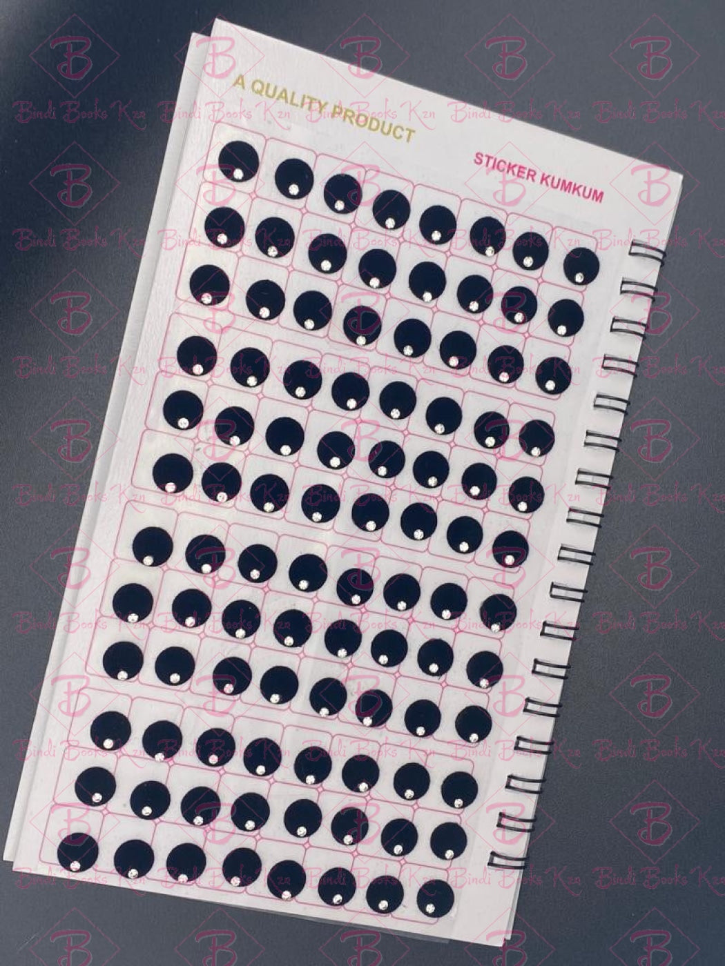 Navya Black Parvati Bindi Book