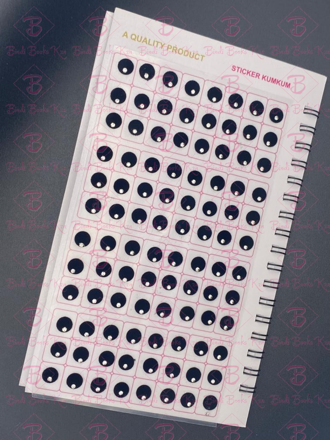 Navya Black Parvati Bindi Book