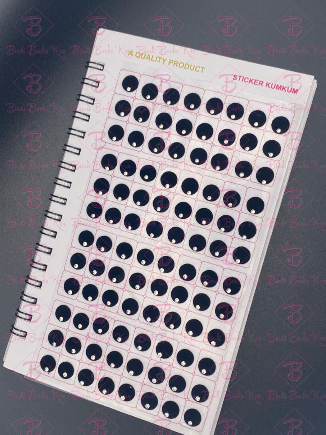 Navya Black Parvati Bindi Book
