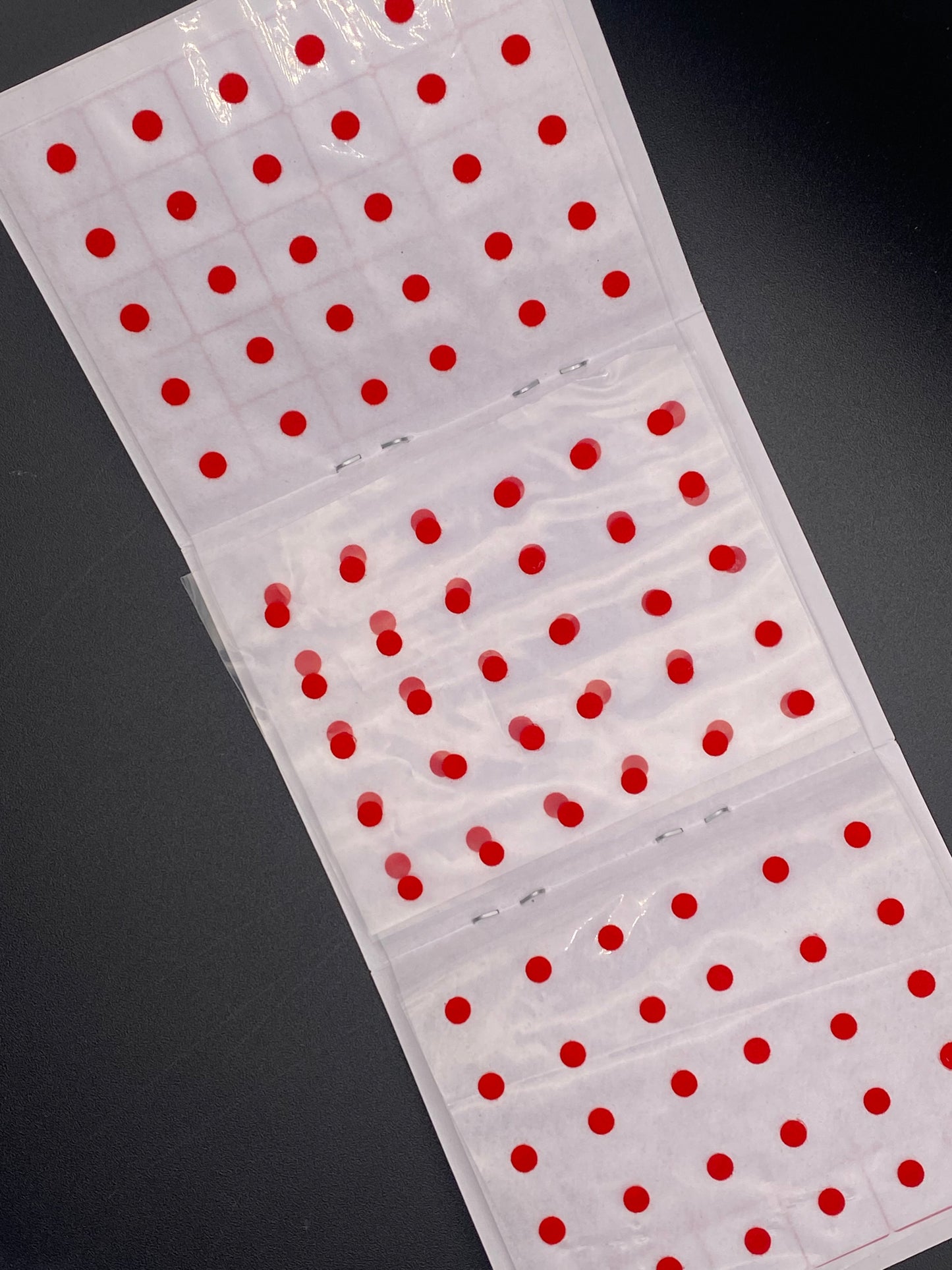 Red Bindi Card with upto 120 Bind's - Red MRC