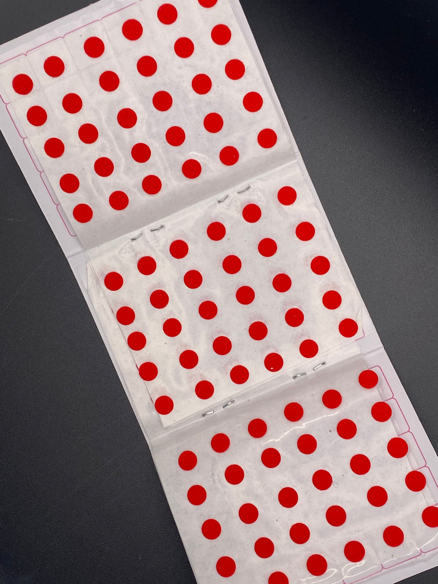 Red Bindi Card with upto 120 Bind's - Red MRC