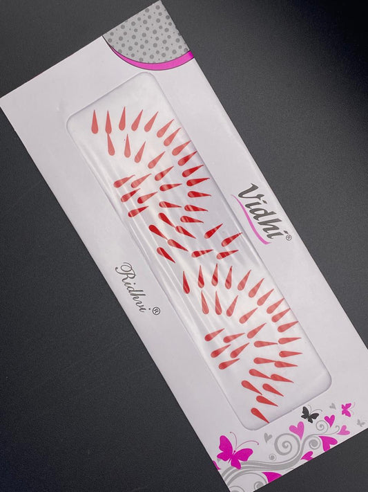 Vidhi Bindi Card - Red- VDR06