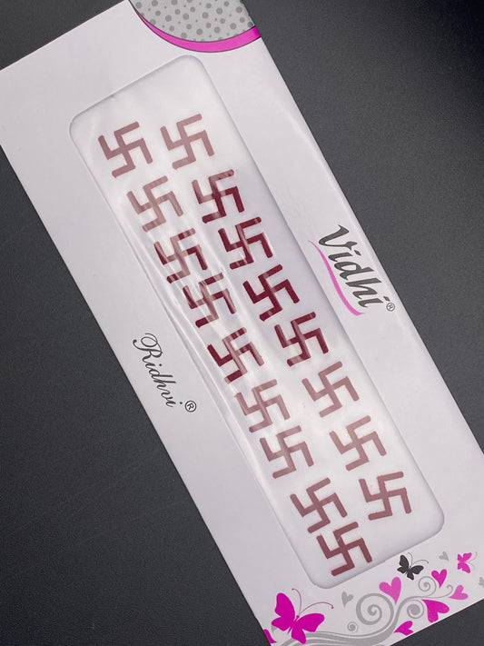 Vidhi Bindi Card - Maroon- VDM10