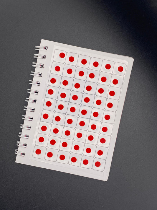 Vidhi Collection Red Bindi Book (540 dots) - 10 pages per book