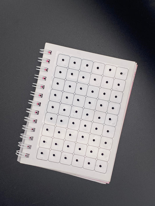 Vidhi Collection Black Bindi Book (540 dots) - 10 pages per book