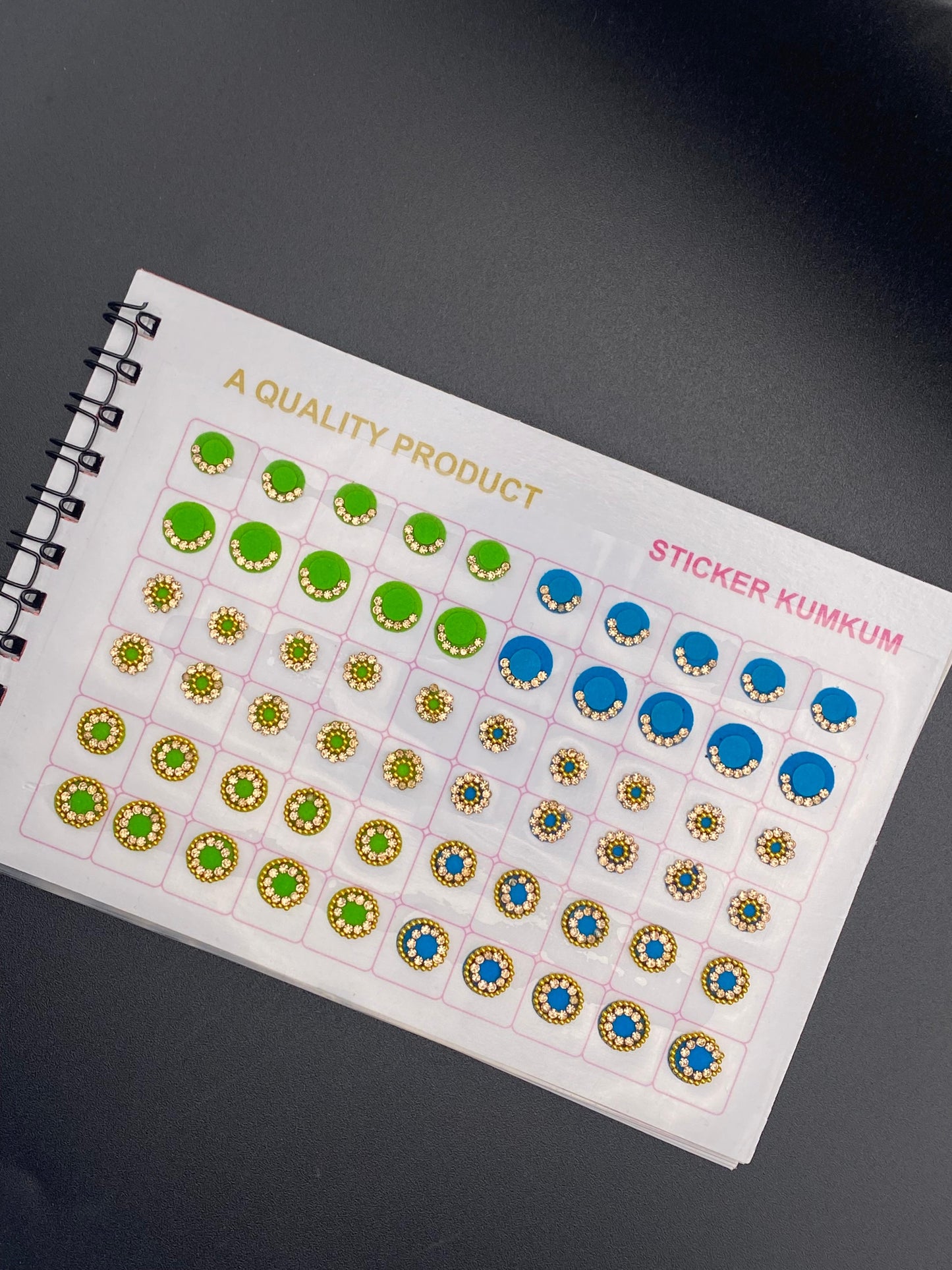 Bindi Book - Navya 10 colour LCT stone