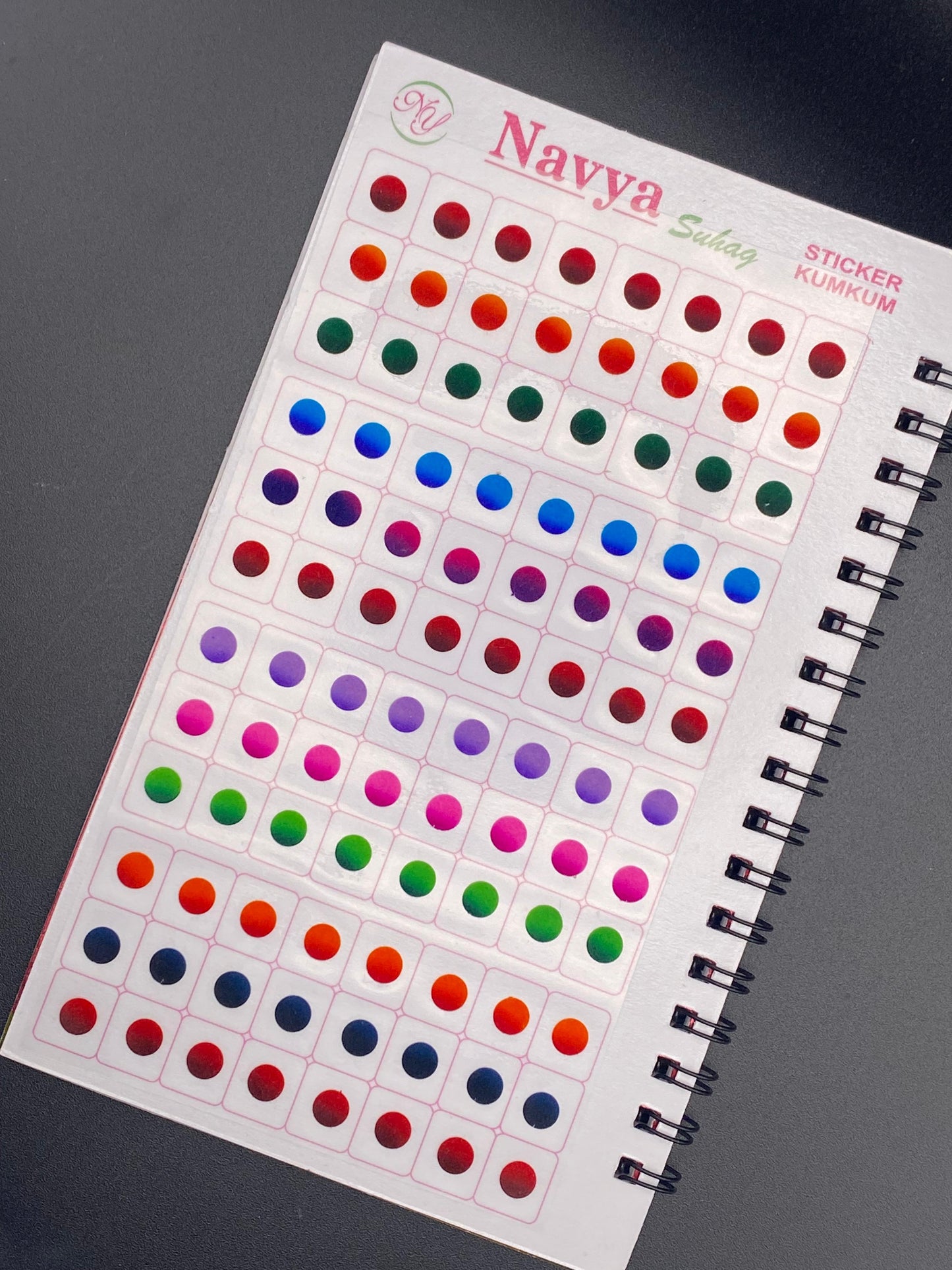 Navya Shaded Cotton Bindi Book Small