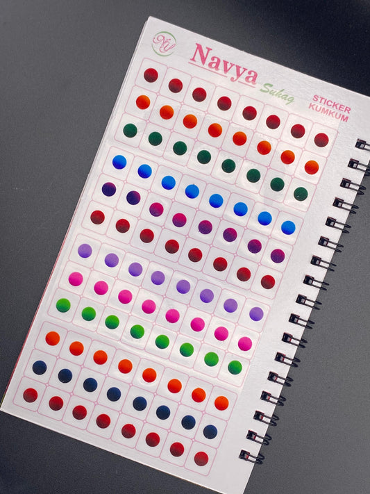 Navya Shaded Cotton Bindi Book Small