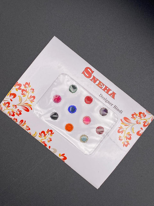 Fancy Color Bindi Card -SN15