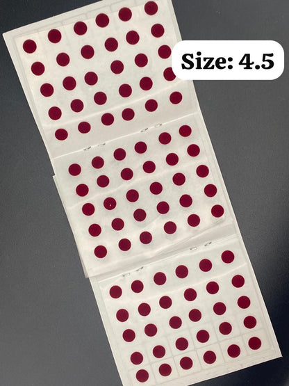 Bindi Card with upto 120 Bind's - Maroon Color