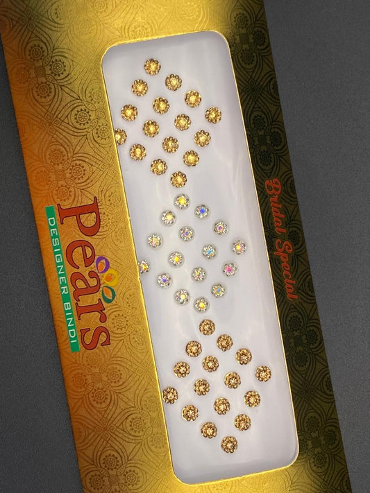 Gold & Silver Large Bindi Card - RC739