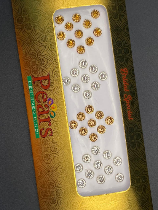 Gold & Silver Large Bindi Card - RC742