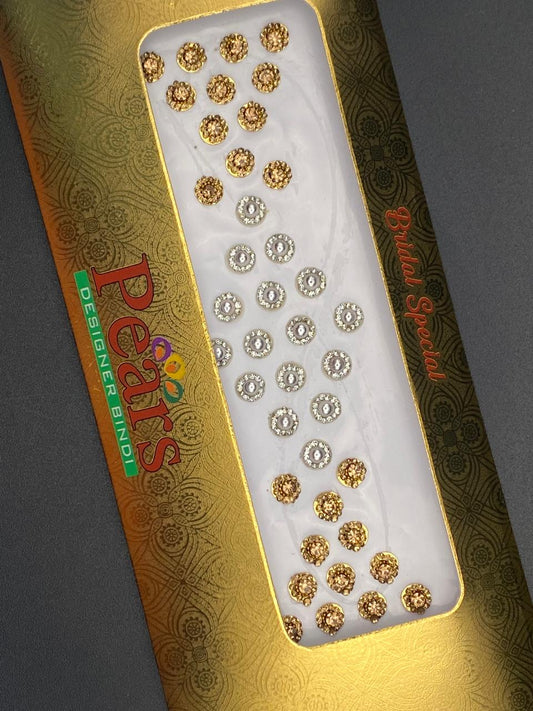 Gold & Silver Large Bindi Card - RC745