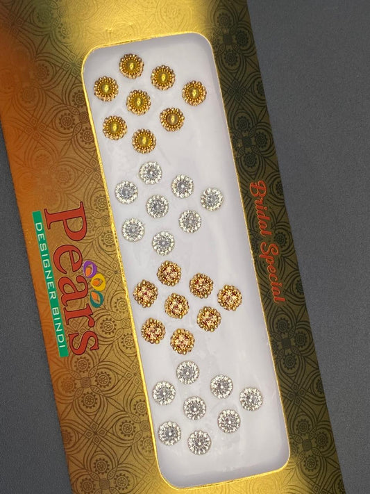 Gold & Silver Large Bindi Card - RC751