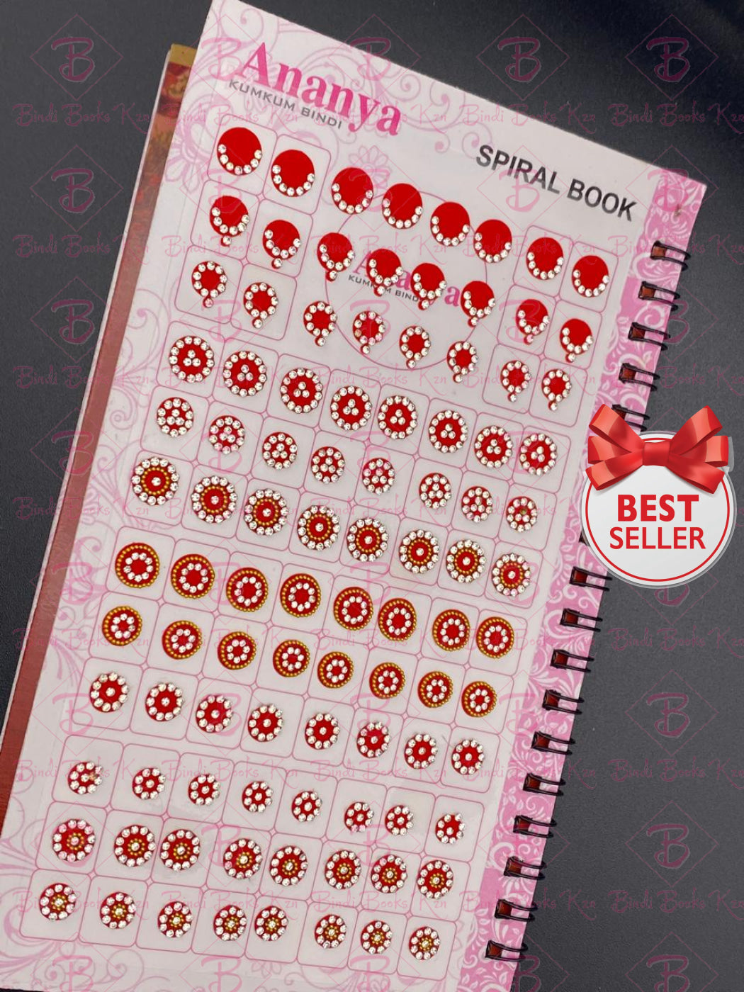 Ananya Fancy White Stone Bindi Book (960Dots)