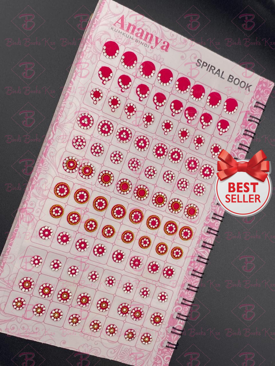 Ananya Fancy White Stone Bindi Book (960Dots)