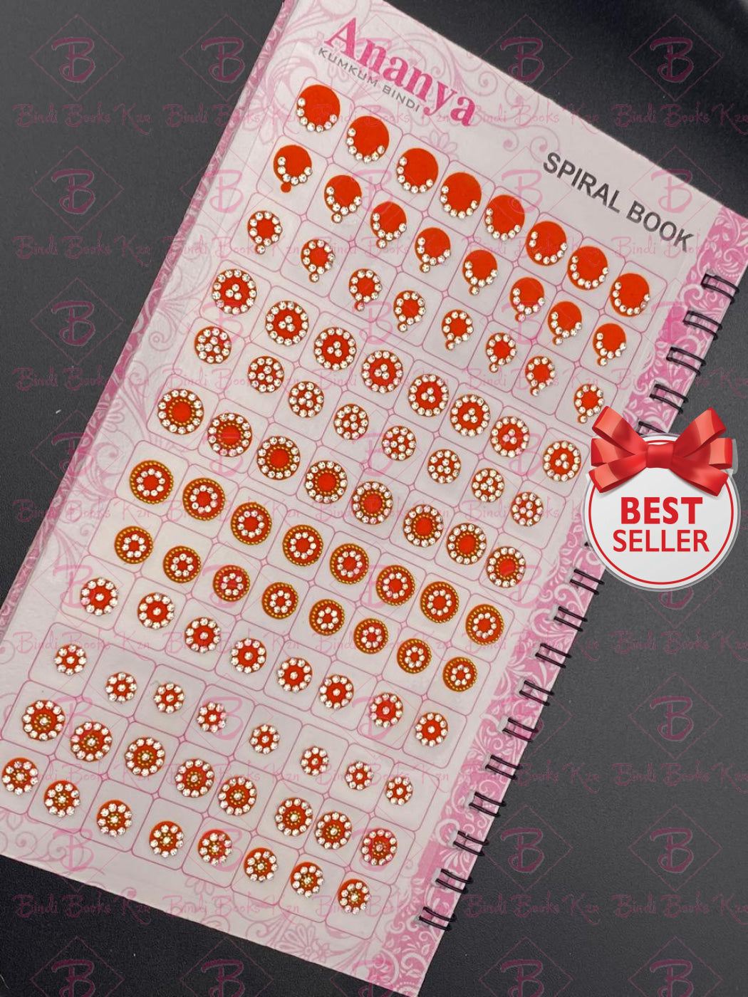 Ananya Fancy White Stone Bindi Book (960Dots)