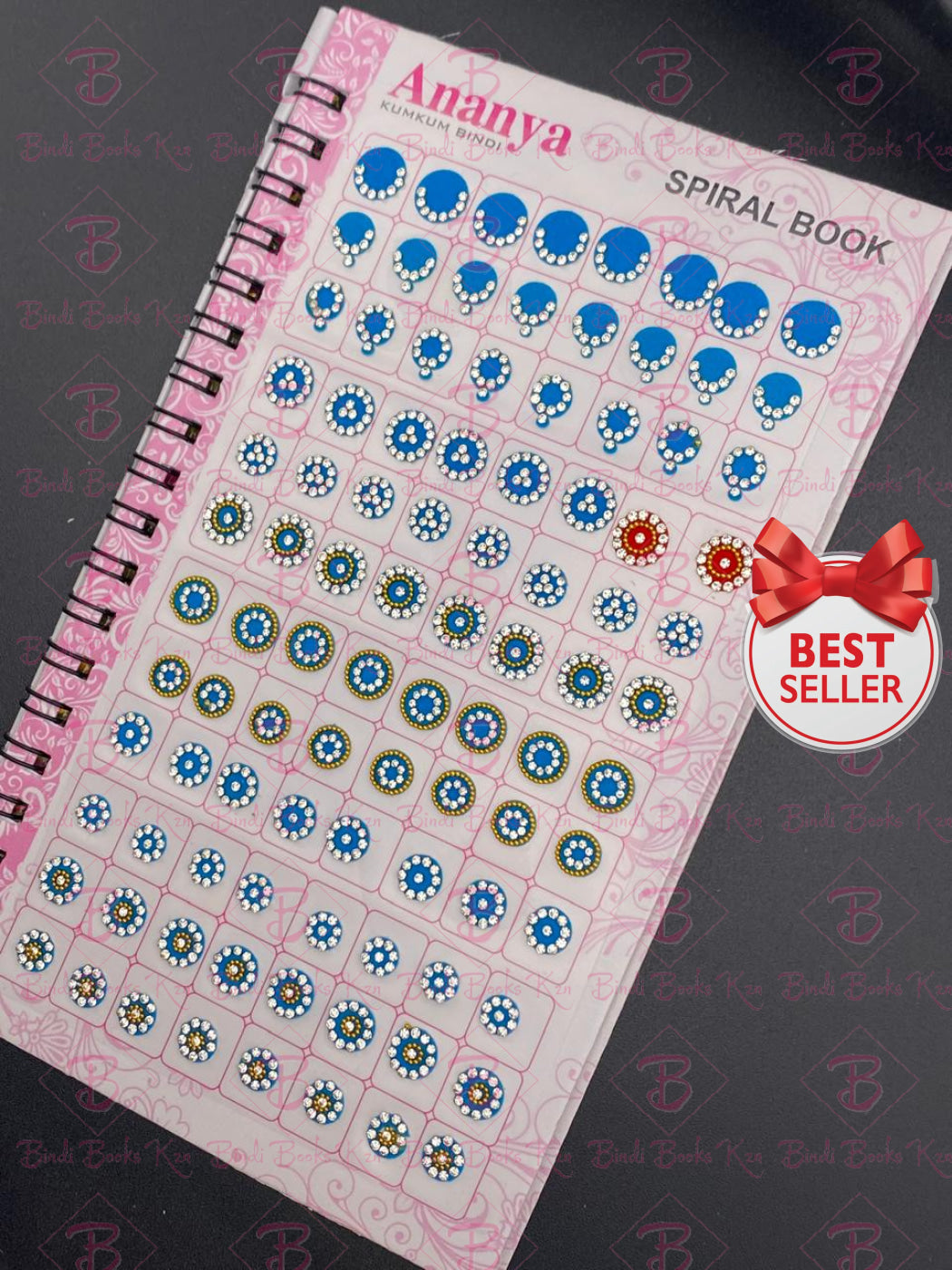 Ananya Fancy White Stone Bindi Book (960Dots)