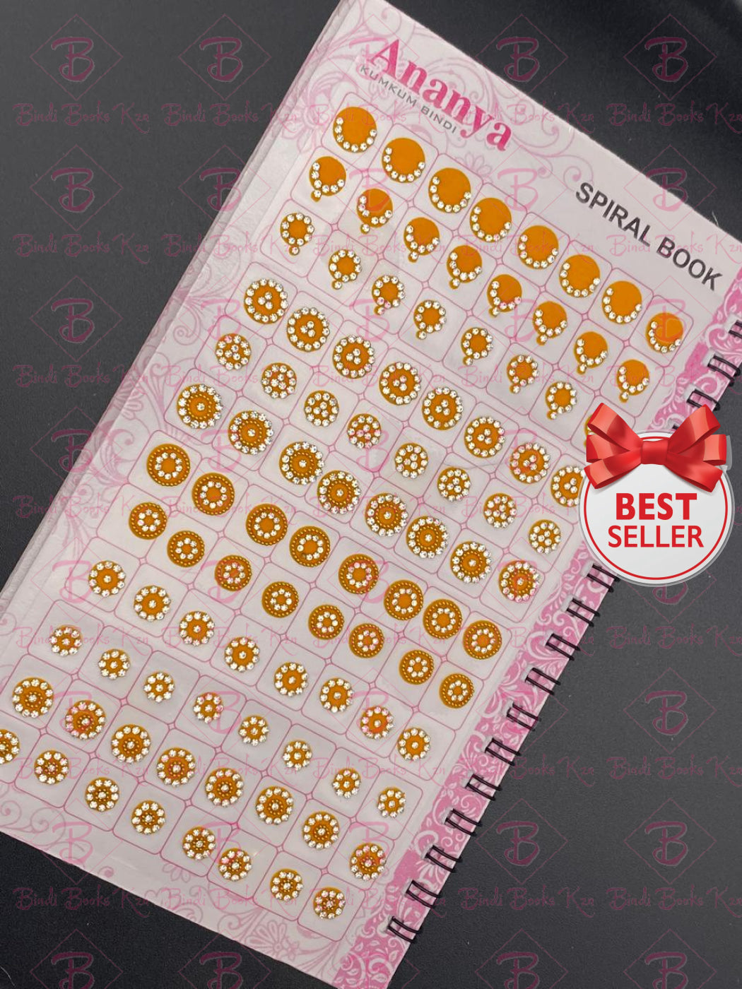 Ananya Fancy White Stone Bindi Book (960Dots)