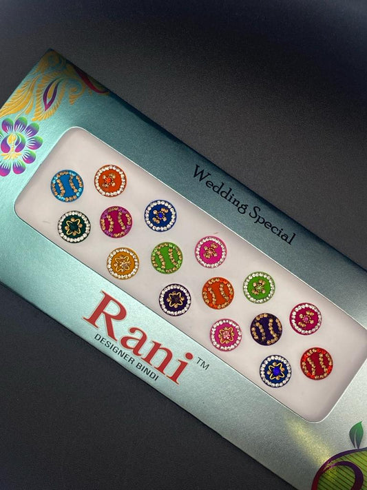 Rani Color Designer Bindi Card - Product Code: RC640