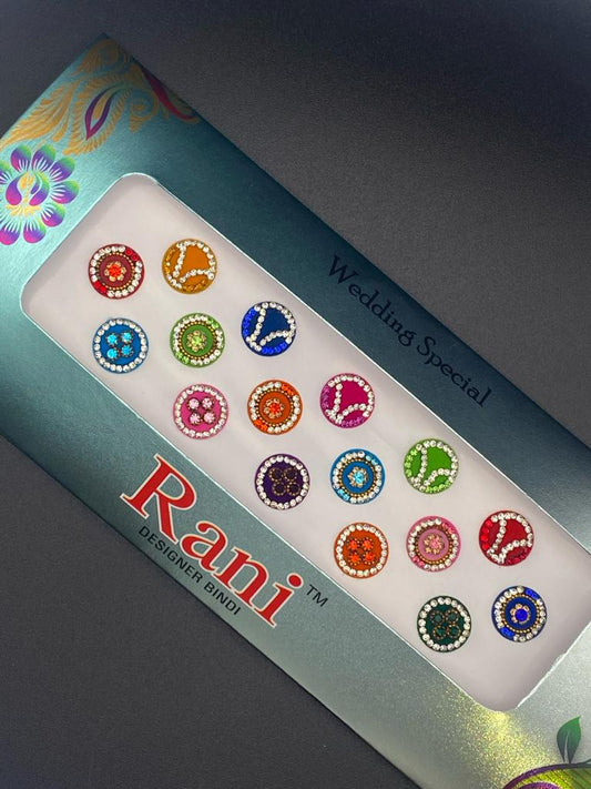 Rani Color Designer Bindi Card - Product Code: RC658