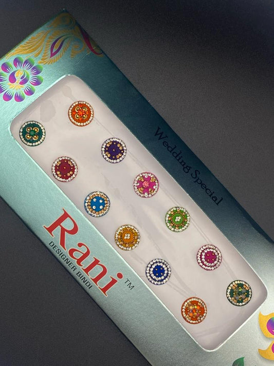 Rani Color Designer Bindi Card - Product Code: RC664