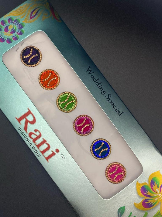 Rani Color Designer Bindi Card - Product Code: RC673