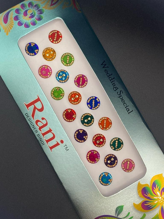 Rani Color Designer Bindi Card - Product Code: RC686