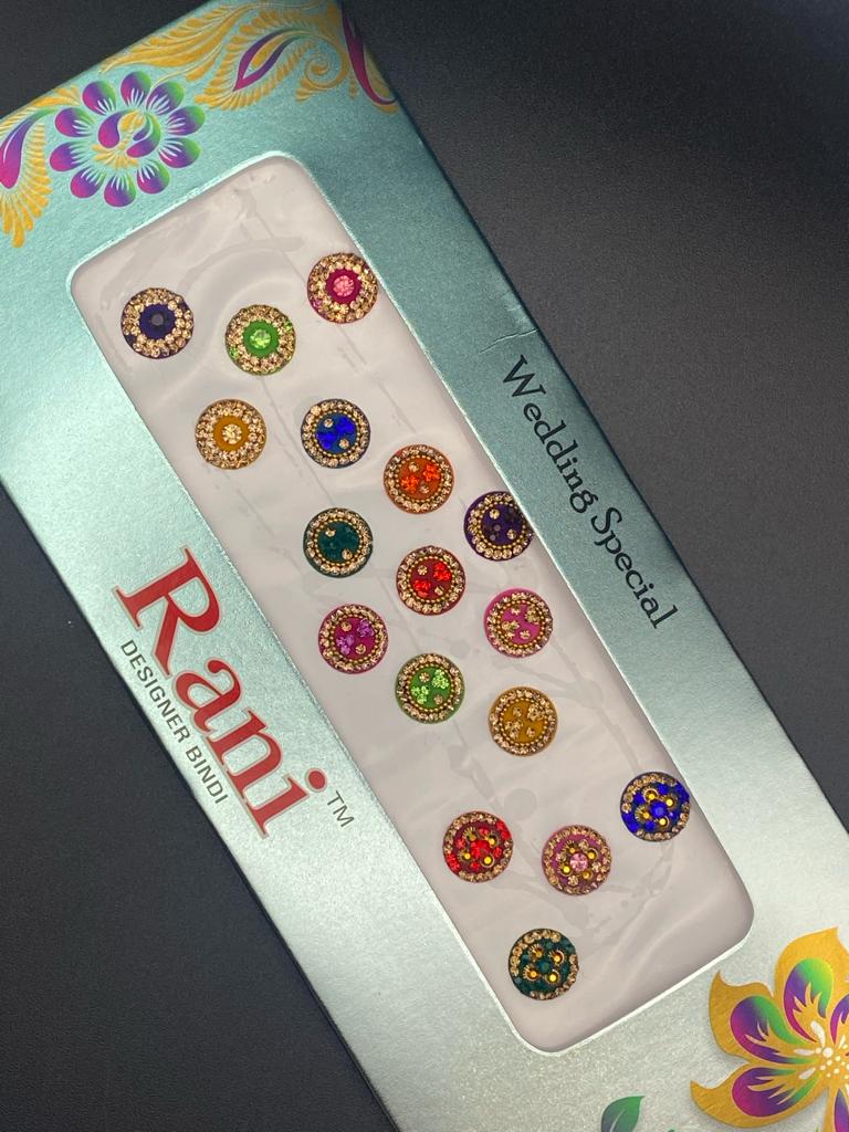 Rani Color Designer Bindi Card - Product Code: RC699