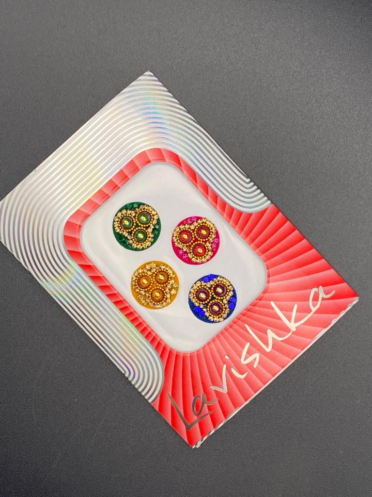 Fancy Bindi Multicolor Card - LV21