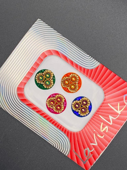 Fancy Bindi Multicolor Card - LV24