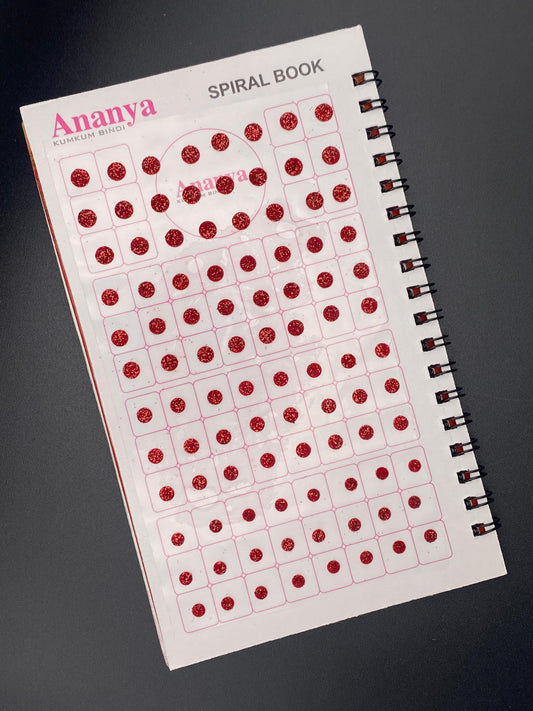 Mini Size Glitter Ananya Bindi Book (Zari) - 960 Dots
