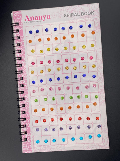 Mini Size Glitter Ananya Bindi Book (Zari) - 960 Dots